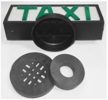LUMINOSO TAXI GRANDE C/ IMA DE FERRITE E LAMPADA FLUORESCENTE