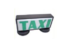 LUMINOSO TAXI GRANDE C/ 2 IMAS DE BORRACHA