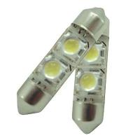 Lâmpada Led Torpedo iluminação interna 12V 42mm Branco Autopoli