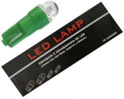 Lâmpada Led Mini Esmagadinha 12V Verde Autopoli